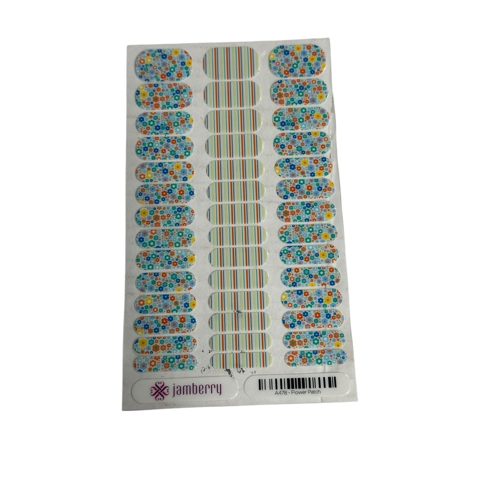 jamberry nail wraps art‎ stickers decals FLOWER PATCH